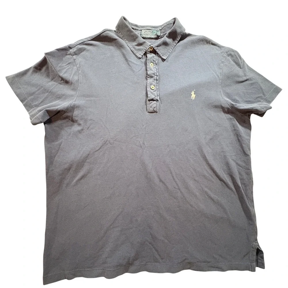 Polo Ralph Lauren Polo Shirt Mens XXL Blue Short Sleeve Cotton Pique Classic Fit